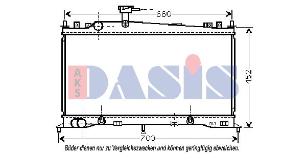 AKS DASIS Radiators, Motora dzesēšanas sistēma 110034N